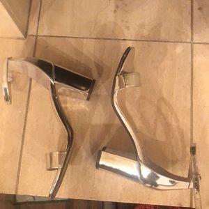 Unisa silver dress sandal